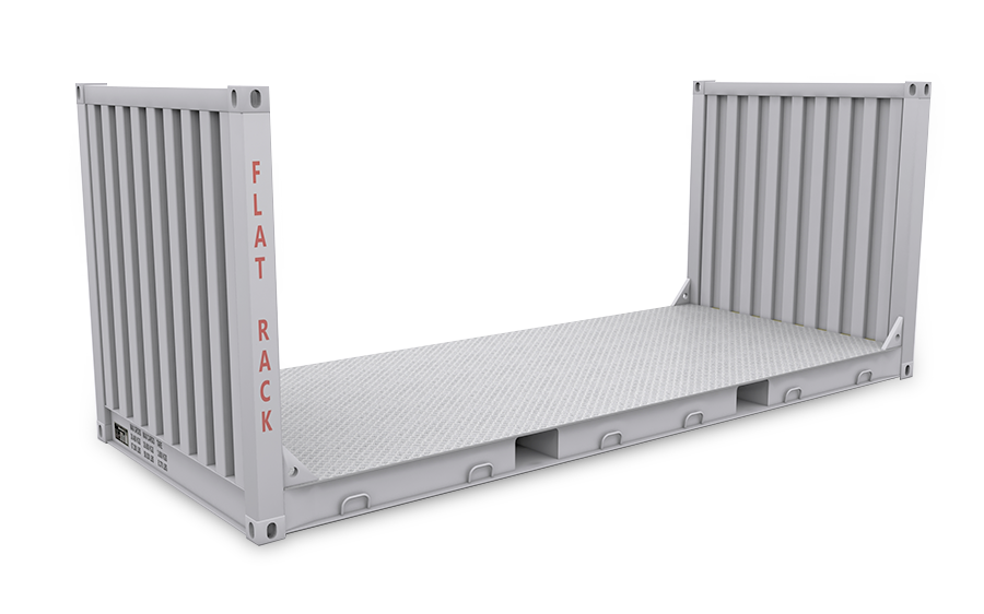 Flat Rack Shipping Container