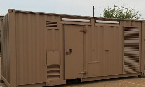 Rapididly deployable self-contained shipping container workshop