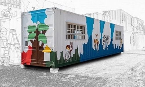 12m shipping container conversion for ECD Classroom