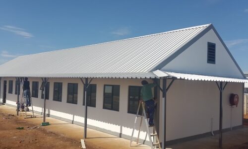 Modular Building Dining Hall Under Construction