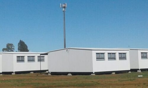 Park Home Classrooms in Rows