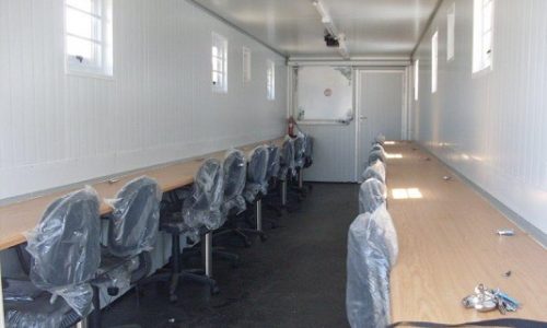 12m shipping container conversion for training centre